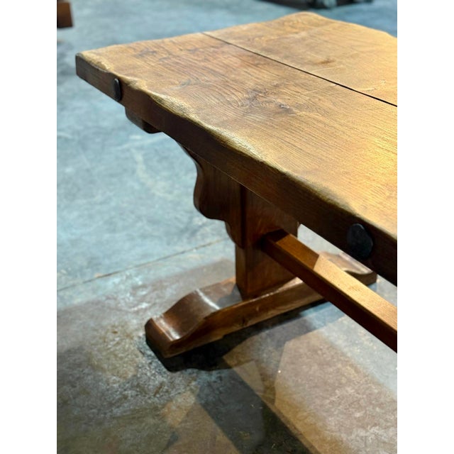 Antique Farmhouse Dining Table in Oak, 1900 For Sale - Image 12 of 18