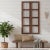 Dimensions: 35" W x 1" D x 65" H This piece is an old architectural element and is handcrafted by artisans using basic...