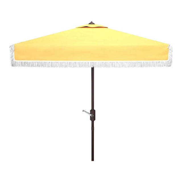 Milan 7.5 Square Umbrella - Yellow For Sale