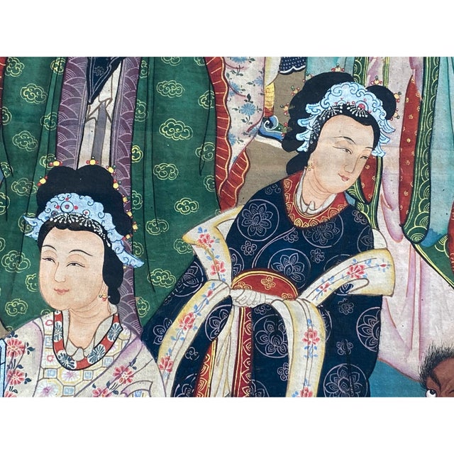 2020s Large Chinese Canvas Art of Characters of Investiture of the Gods For Sale - Image 5 of 11