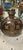 Vintage Hand-Painted Blackware Pottery Bottle Vase With Floral Folk Art Motif For Sale - Image 16 of 18