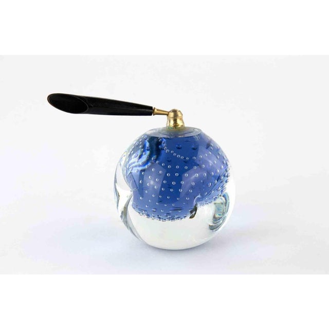 Murano Glass Pen Holder in Blue, Europe, 1970s For Sale - Image 3 of 5