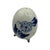Mid-Century Modern Vintage Porcelain Egg Pepper Shaker in Delft-Style Blue and White With Windmill Scene For Sale - Image 3 of 12