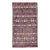 Antique Turkmen Yomut Soumak Kilim, Handwoven Wool, Geometric Pattern, Rust & Blue, 5’ X 10’ For Sale
