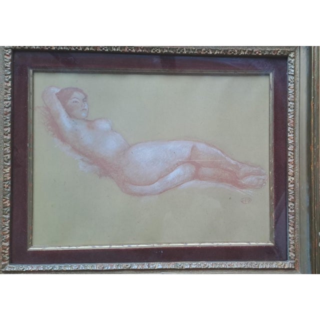 After Aristide Maillol, Nude in Profile, Monogrammed Print For Sale - Image 6 of 6