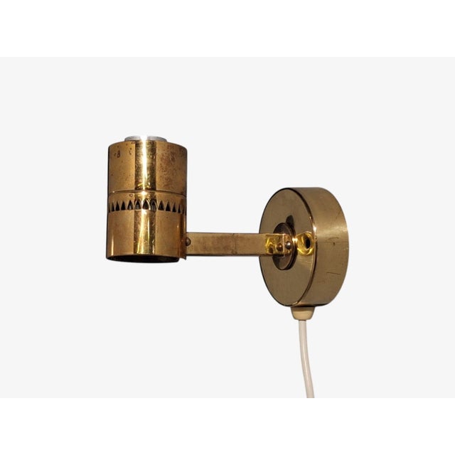 Hans-Agne Jakobsson, Wall Sconce, Brass, Opaline Glass, Sweden, 1960s For Sale - Image 11 of 12