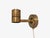 Hans-Agne Jakobsson, Wall Sconce, Brass, Opaline Glass, Sweden, 1960s For Sale - Image 11 of 12