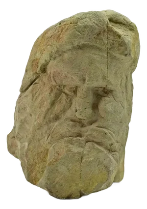 Sirio Pellegrini, Portrait of Giuseppe Garibaldi Sculpture, 1960s, Stone