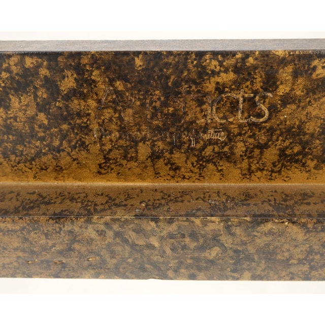 Faux Bamboo c1970s Tortoise Finish King Size Decorative Headboard Bed MINT! For Sale - Image 6 of 12