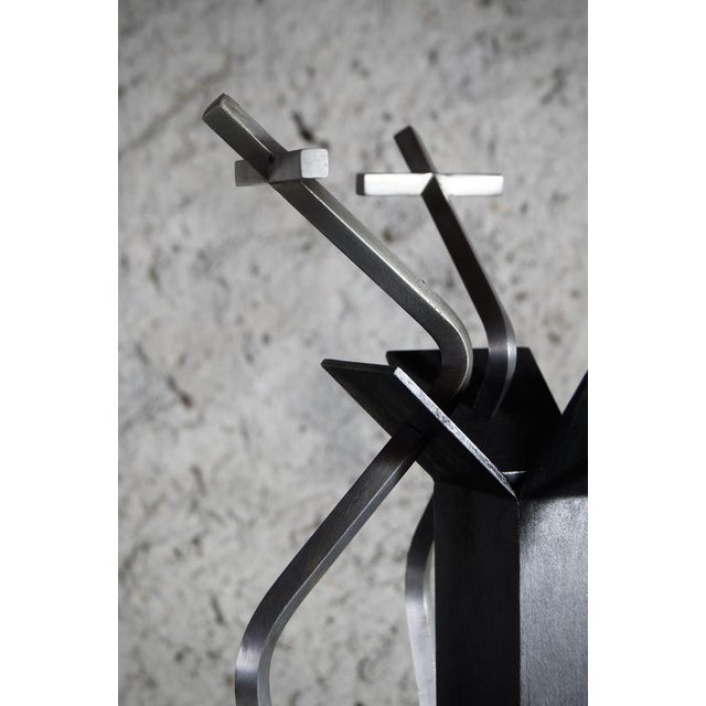 Not Yet Made - Made To Order Sacred Vase in Steel by Frederic Gaillard For Sale - Image 5 of 8