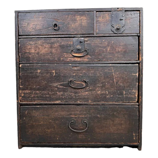 Meiji Era Tansu Cabinet, Japan, 1890s For Sale
