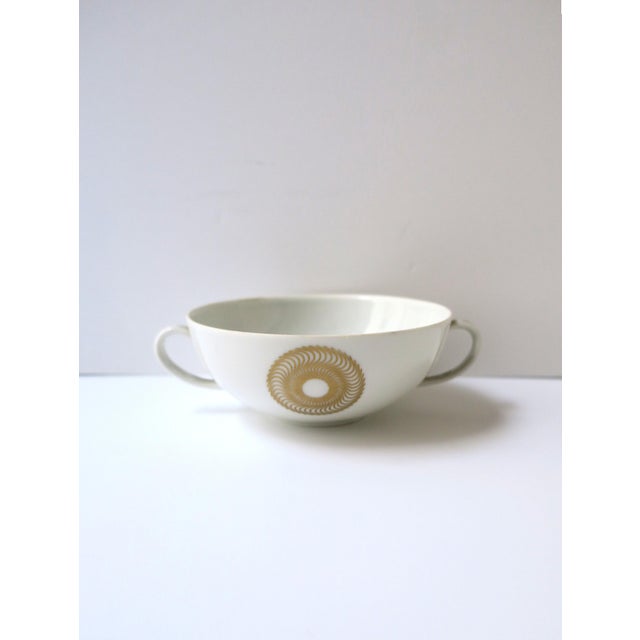 Jean Luce Jean Luce Porcelain Bowl, Designer Midcentury Modern, French German, 7 Available For Sale - Image 4 of 15