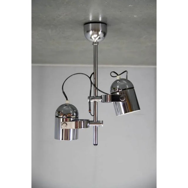 Ceiling light combi lux designed by stanislav indra in 1970s. Two adjustable shades. Very good original condition -...
