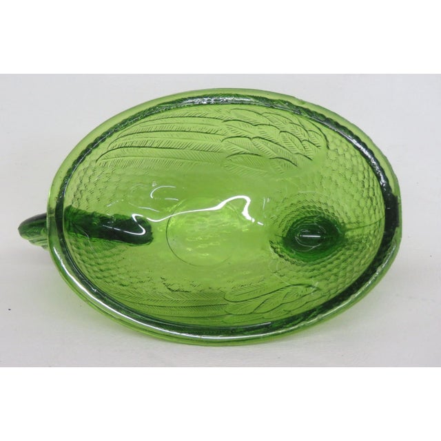 Indiana Glass Mid Century Green Hen on Nest Dish Cover Lid Only No Bottom 4936b For Sale In Miami - Image 6 of 14