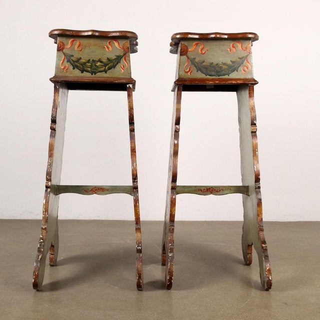 Wooden Vase Bases, Set of 2 For Sale - Image 13 of 15