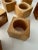 Mid-Century Wooden Block Napkin Rings - Set of 12 For Sale In New York - Image 6 of 10