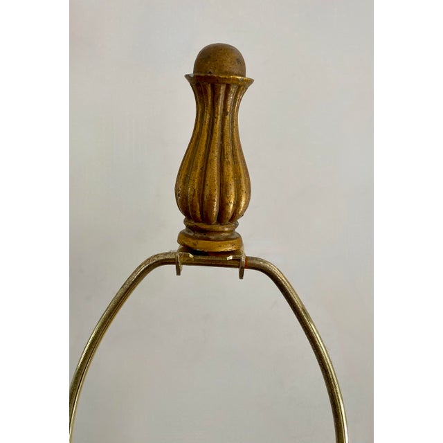 Vintage Gilt Classic Revival Style Table Lamps - Set of 2 For Sale - Image 10 of 11