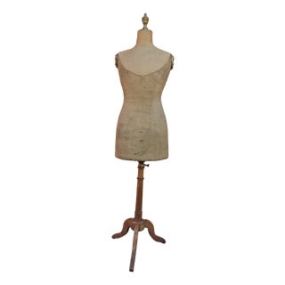 Parisian Dressmaker Bust from Maison Girard, 19th Century For Sale