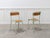 Turquoise Mobiltube School Chairs, 1950s, Set of 6 For Sale - Image 4 of 10
