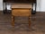 Brown French 19th Century Walnut Side Table with Tray Top, Fluted Legs and Six Drawers For Sale - Image 8 of 12