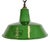 Industrial Green Enamel Factory Pendant Lamp from Revo, 1950s For Sale - Image 17 of 17