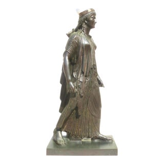 Diana Arcaizante Grand Tour Bronze Odyssey Diana From Pompeii For Sale