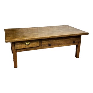 Antique Walnut Coffee Table, Late 19th Century For Sale