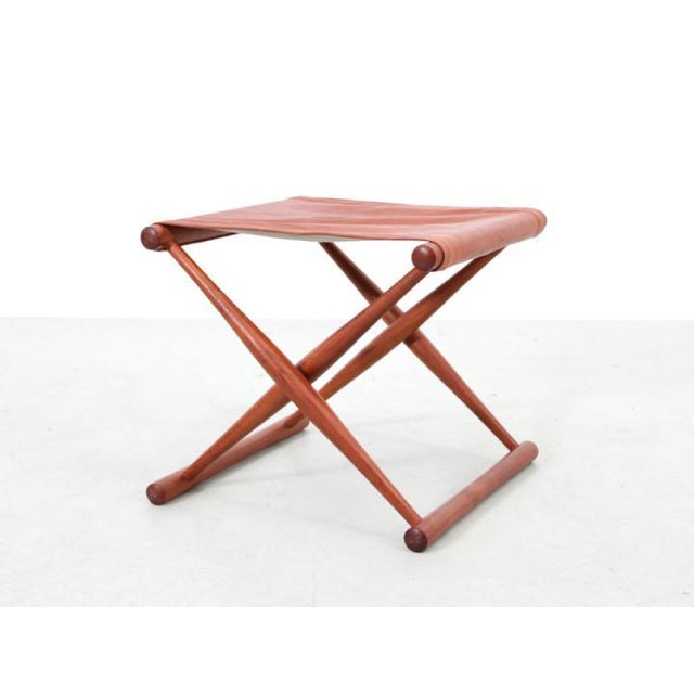 Mid-Century Danish Folding Stool in Teak, 1960s For Sale - Image 3 of 11