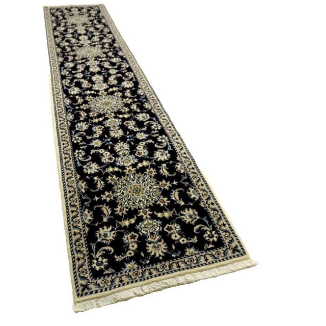 Oriental rug Super Nain | Size: 395 x 80 cm | Knot density: approx. 300.000 knots/m² | Material: 90% new wool, 10% silk |...