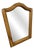 Vintage French Oak Wall Mirror For Sale