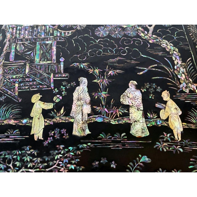 Antique Japanese Lacquer and Inlay Box from Ryukyu Island For Sale - Image 18 of 18