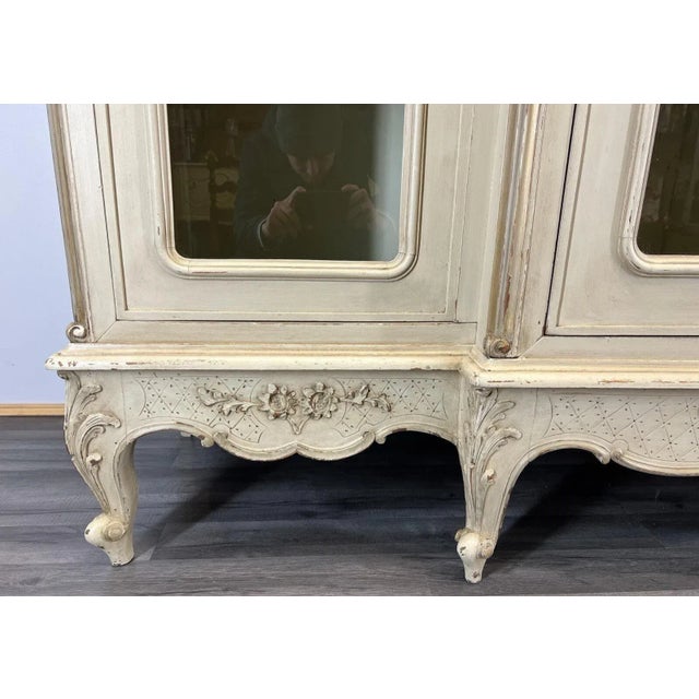 Antique French Three-Door Bookcase For Sale - Image 10 of 18