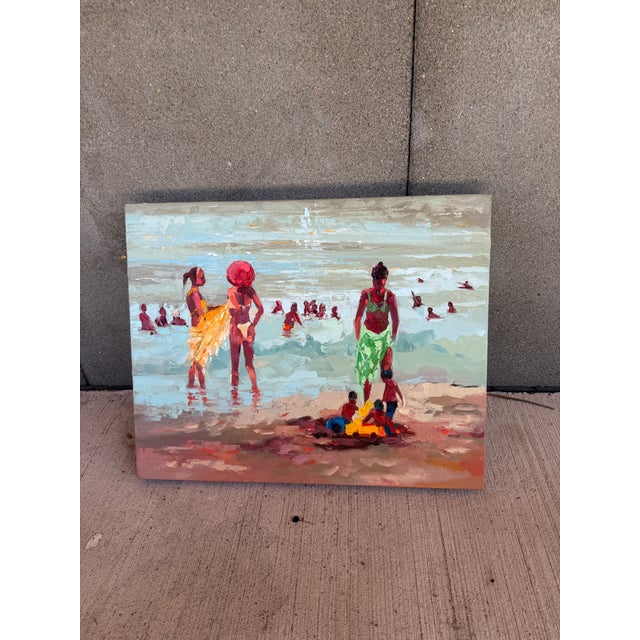 In Footnotes of a Holiday, Godfrey Afebuame captures the transient warmth of a coastal escape, balancing expansive ocean...