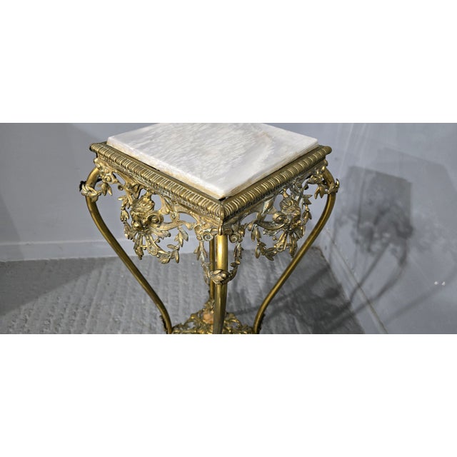 Brass Jardinere Stand, 1880s For Sale - Image 6 of 8