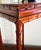 Petite Chinese Chippendale Hardwood Faux Bamboo Drinks Table For Sale - Image 4 of 15