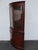 Bassett Mahogany Inlay Corner China Display Cabinet Cupboard 6913 For Sale - Image 11 of 18