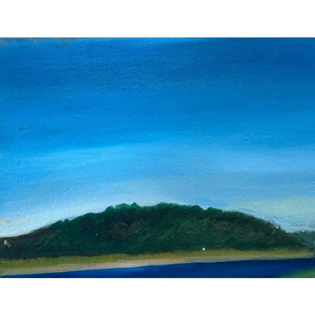 New Hampshire - American Landscape Painting - Blue Pond For Sale In New York - Image 6 of 7