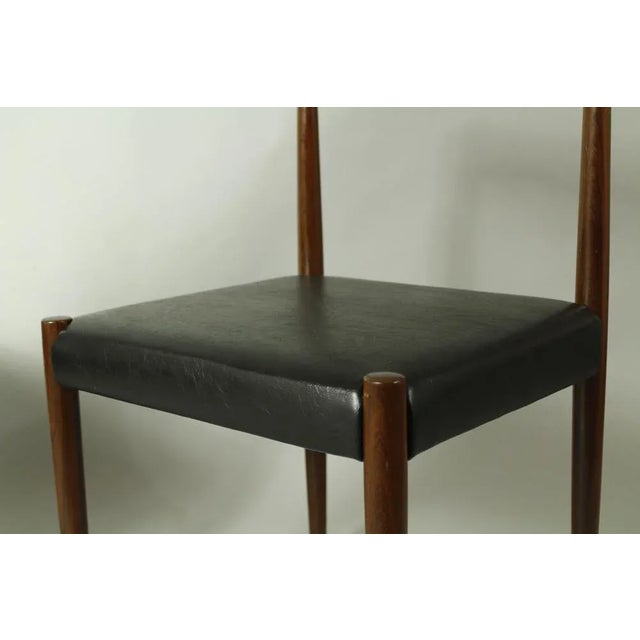 Set of Teak Dining Chairs by Lübke, 1960s For Sale - Image 4 of 8