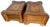 1960s Heritage Grand Tour Curved Walnut Nightstands End Tables Cabinet, Shelf Set of Two For Sale - Image 12 of 12