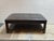 Arhaus Kent Leather Ottoman With Lower Trays For Sale - Image 9 of 14