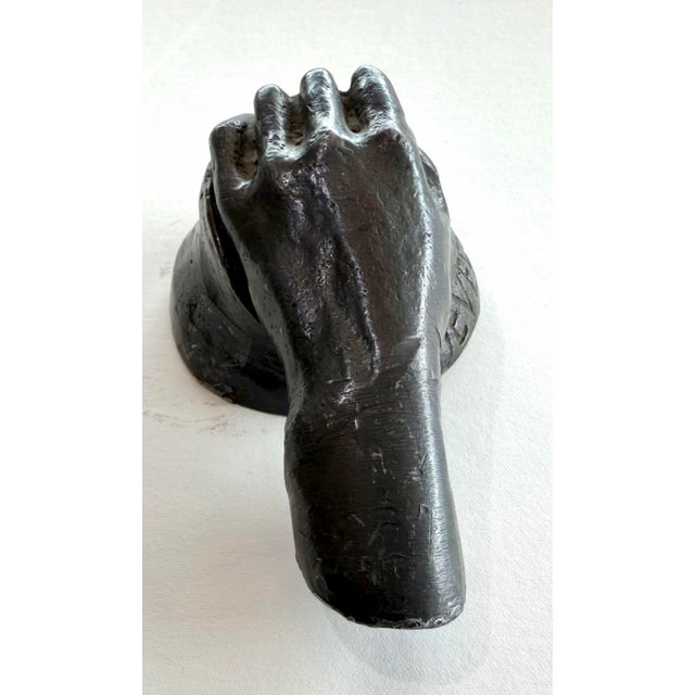 1980s Robert Graham Deveruex Hand Sculpture 1982 Signed For Sale - Image 5 of 11