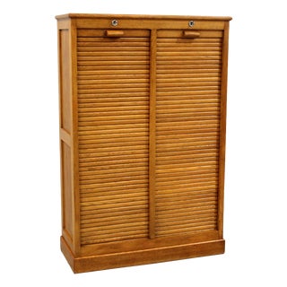 Vintage Filing Cabinet in Oak, 1920s For Sale