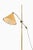 Floor Lamp in Brass with Original Yellow Lamp Shade, 1950s For Sale - Image 4 of 13