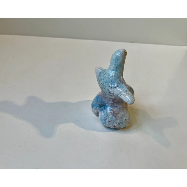 Vintage Surreal Ceramic Female Figurine in the style of Åke Holm, 1970s For Sale - Image 4 of 12