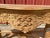 Mid 20th Century Mid 20th Century Hand Carved Wood Console Table For Sale - Image 5 of 12