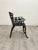 Vintage Black Outdoor Dining Table Set For Sale - Image 9 of 12