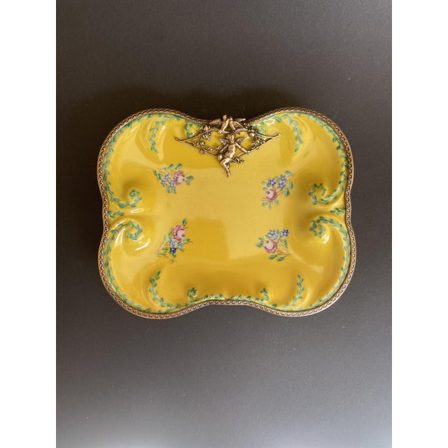 Elegant antique limoges porcelain vanity tray dating from the early 20th century, france, circa 1920–1940. this refined...