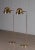 Pair of floor lamp in brass, model G-120M manufactured by Bergboms, Sweden, 1960s. Measures: Height 120 cm. This piece is...