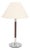 Metalarte Rattan Wrapped and Chrome-Plated Table Lamp For Sale