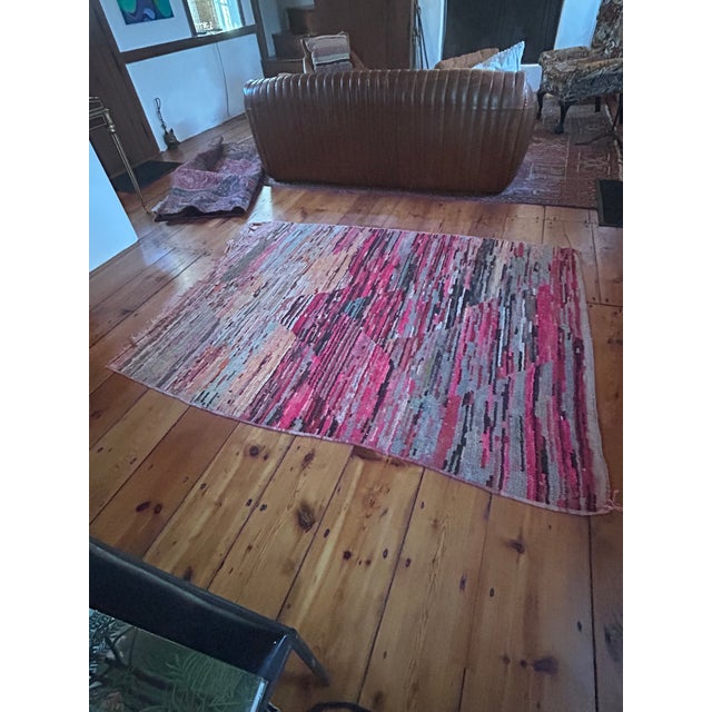 Moroccan Vintage Marrakesh Moroccan Hand Woven Rug For Sale - Image 3 of 13